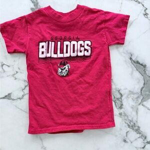 Georgia Bulldogs Kids Short Sleeve Tee - Red